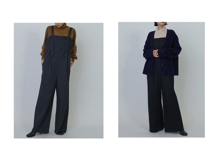 【1er Arrondissement/プルミエ アロンディスモン】のTRストレッチサロペット 【ワンピース、ドレス 人気ファッション通販 コーディネート通販】おすすめ！人気、トレンド、レディースファッションの通販 おすすめ人気トレンドファッション通販アイテム 人気、トレンドファッション・服の通販 founy(ファニー) ファッション Fashion レディースファッション WOMEN サロペット Overalls ストライプ Stripe ストレッチ Stretch NEW・新作・新着・新入荷 New Arrivals |ID:crp329100000203091