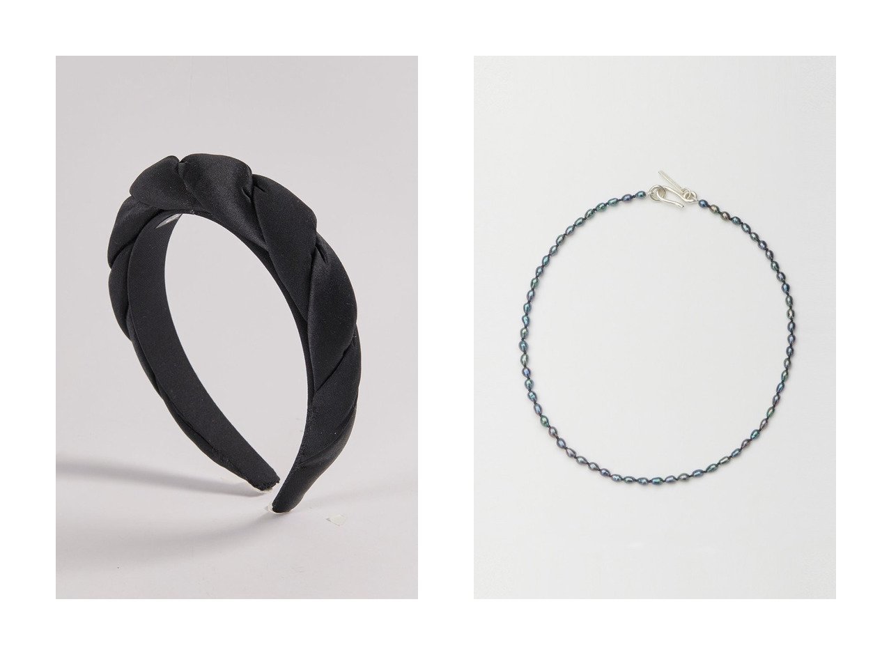 【ESCAPERS AN OTHER WORLD/エスケーパーズ アナザーワールド】の【SOPHIE BUHAI】Classic Twisted ヘッドバンド&【SOPHIE BUHAI】Tiny Black Pearl Collar ネックレス 【アクセサリー、ジュエリー 人気ファッション通販 コーディネート通販】おすすめ！人気、トレンド、レディースファッションの通販 おすすめ人気トレンドファッション通販アイテム インテリア・キッズ・メンズ・レディースファッション・服の通販 founy(ファニー) 　ファッション　Fashion　レディースファッション　WOMEN　シュシュ / ヘアアクセ　Hair Accessories　ジュエリー　Jewelry　ネックレス　Necklaces　アクセサリー　Accessories　再入荷　Restock/Back In Stock/Re Arrival　エレガント 上品　Elegant　クール　Cool　シンプル　Simple　ネックレス　Necklace　パール　Pearl　フィット　Fit　ワイヤー　Wire　定番　Standard　ブラック系　Black　ゴールド系　Gold　|ID:crp329100000203189