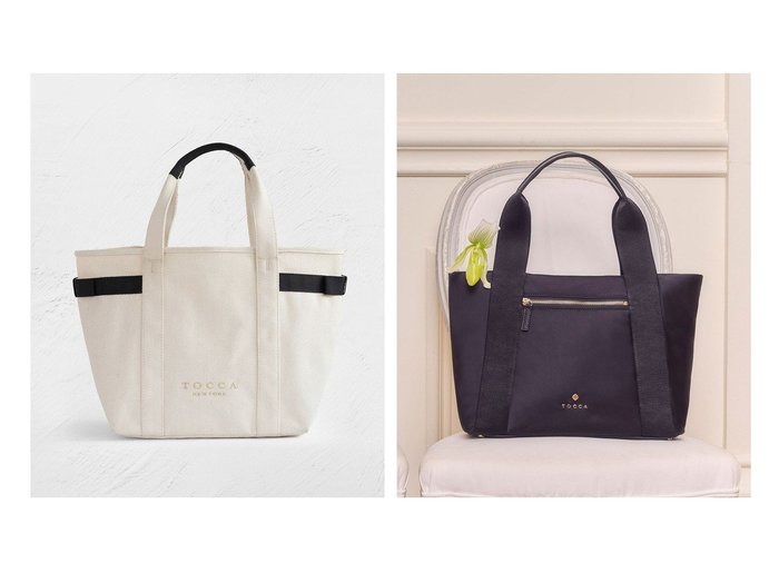 【TOCCA/トッカ】の【A4サイズ対応】SIDE RIBBON CANVASTOTE トートバッグ&【A4サイズ対応】PROCUL A4 BAG バッグ 【バッグ・鞄 人気ファッション通販 コーディネート通販】おすすめ！人気、トレンド、レディースファッションの通販 おすすめ人気トレンドファッション通販アイテム 人気、トレンドファッション・服の通販 founy(ファニー) ファッション Fashion レディースファッション WOMEN バッグ Bag シンプル Simple 財布 Wallet テクスチャー Texture フェミニン Feminine ヘリンボーン Herringbone ポケット Pocket リボン Ribbon S/S・春夏 Ss・Spring/Summer NEW・新作・新着・新入荷 New Arrivals 夏 Summer エレガント 上品 Elegant ビジネス 仕事 通勤 Business 2025年 2025 |ID:crp329100000203223