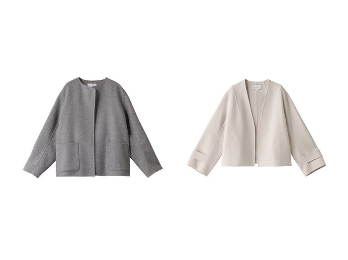 【BEIGE,/ベイジ,】のBUCI(ビュシ)/ショートコート&GRASSE(グラス)/クロップドコート 【ECで売れてるランキング上位の人気ファッション通販 コーディネート通販】おすすめ！トレンド、レディースファッションの通販  おすすめ人気トレンドファッション通販アイテム 人気、トレンドファッション・服の通販 founy(ファニー) ファッション Fashion レディースファッション WOMEN アウター Coat Outerwear コート Coats ショート Short フォルム Form ベーシック Basic エレガント 上品 Elegant |ID:crp329100000203300