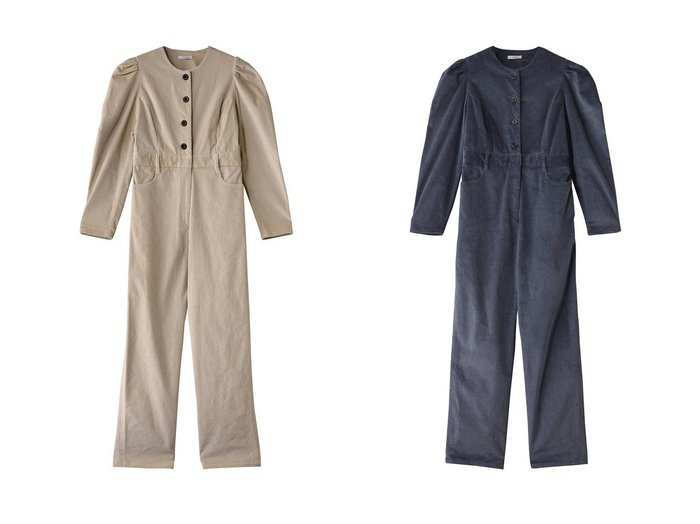 【CLANE/クラネ】のCORDUROY JUMPSUIT ジャンプスーツ 【ワンピース、ドレス 人気ファッション通販 コーディネート通販】おすすめ！人気、トレンド、レディースファッションの通販  おすすめ人気トレンドファッション通販アイテム 人気、トレンドファッション・服の通販 founy(ファニー) ファッション Fashion レディースファッション WOMEN ギャザー Gather コンパクト Compact コーデュロイ Corduroy スリーブ Sleeve スーツ Suit タートルネック Turtleneck NEW・新作・新着・新入荷 New Arrivals |ID:crp329100000203427