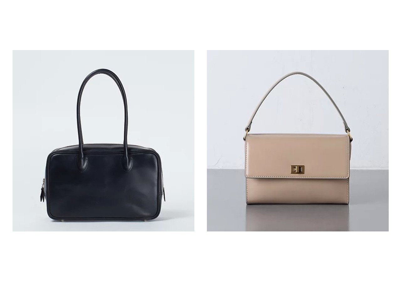 【Oblada/オブラダ】のSTEADY BAG&【UNITED ARROWS/ユナイテッドアローズ】のダブル フラップ ショルダーバッグ 【バッグ・鞄 人気ファッション通販 コーディネート通販】おすすめ！人気、トレンド、レディースファッションの通販  おすすめ人気トレンドファッション通販アイテム インテリア・キッズ・メンズ・レディースファッション・服の通販 founy(ファニー) 　ファッション　Fashion　レディースファッション　WOMEN　バッグ　Bag　クラシック　Classic　シンプル　Simple　バランス　Balance　モダン　Modern　エレガント 上品　Elegant　人気　Popularity　クラシカル　Classical　コンパクト　Compact　ダブル　Double　ハンドバッグ　Handbag　フォーマル　Formal　フラップ　Flap　ポケット　Pocket　ブラック系　Black　|ID:crp329100000203456