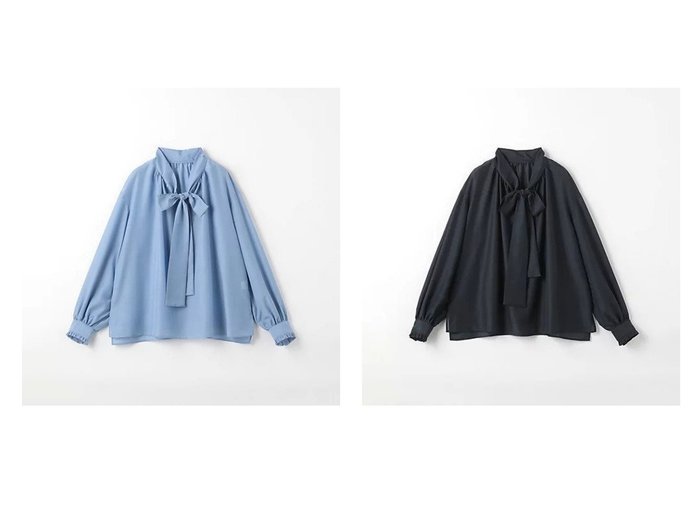 【green label relaxing / UNITED ARROWS/グリーンレーベル リラクシング / ユナイテッドアローズ】のシアー ボウタイ ブラウス 【トップス、カットソー 人気ファッション通販 コーディネート通販】おすすめ！人気、トレンド、レディースファッションの通販  おすすめ人気トレンドファッション通販アイテム 人気、トレンドファッション・服の通販 founy(ファニー) ファッション Fashion レディースファッション WOMEN トップス・カットソー Tops/Tshirt シャツ/ブラウス Shirts/Blouses インナー Inner 秋 Autumn/Fall シアー Sheer ジャケット Jacket ドット Dot フェミニン Feminine 冬 Winter おすすめ Recommend エレガント 上品 Elegant ビジネス 仕事 通勤 Business |ID:crp329100000203587