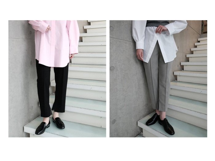 【IENA/イエナ】のMaison IENA パンツ 【 人気ファッション通販 コーディネート通販】おすすめ！人気、トレンド、レディースファッションの通販  おすすめ人気トレンドファッション通販アイテム 人気、トレンドファッション・服の通販 founy(ファニー) ファッション Fashion レディースファッション WOMEN パンツ Pants 2024年 2024 2024-2025秋冬・A/W Aw/Autumn/Winter/Fw/Fall/2024-2025 ジップ Zip スリット Slit スリム Slim チューブ Tube チュール Tulle |ID:crp329100000203757