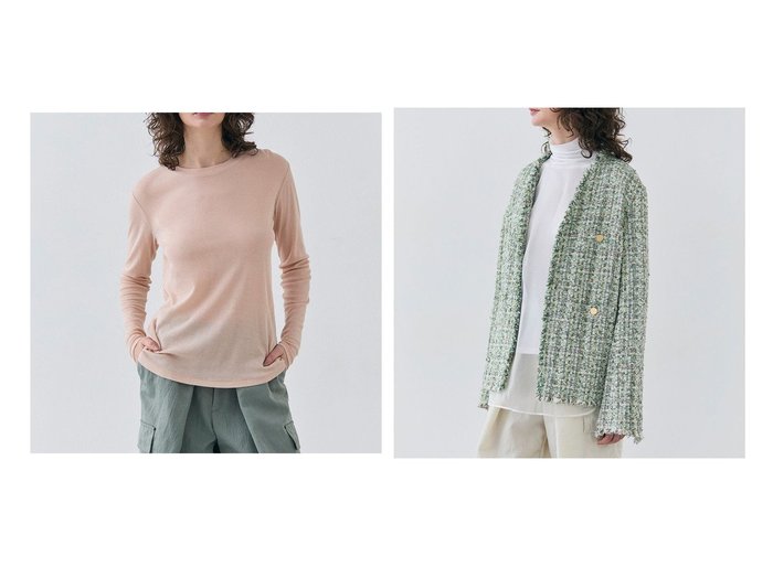 【BEIGE,/ベイジ,】の【洗える】 コットンシアークルーネックカットソー&【洗える】 コットンシアーハイネックカットソー 【トップス、カットソー 人気ファッション通販 コーディネート通販】おすすめ！人気、トレンド、レディースファッションの通販  おすすめ人気トレンドファッション通販アイテム 人気、トレンドファッション・服の通販 founy(ファニー) ファッション Fashion レディースファッション WOMEN トップス・カットソー Tops/Tshirt シャツ/ブラウス Shirts/Blouses ロング / Tシャツ T-Shirts カットソー Cut and Sewn NEW・新作・新着・新入荷 New Arrivals A/W・秋冬 Aw・Autumn/Winter・Fw・Fall-Winter S/S・春夏 Ss・Spring/Summer インナー Inner カットソー Cut And Sew シアー Sheer ジャケット Jacket 人気 Popularity ビジネス 仕事 通勤 Business 夏 Summer 定番 Standard 洗える Washable |ID:crp329100000203791