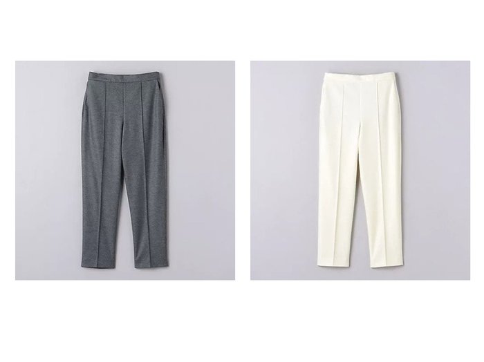 【UNITED ARROWS/ユナイテッドアローズ】のジャージー ピンタック スリムパンツ 【パンツ 人気ファッション通販 コーディネート通販】おすすめ！人気、トレンド、レディースファッションの通販  おすすめ人気トレンドファッション通販アイテム 人気、トレンドファッション・服の通販 founy(ファニー) ファッション Fashion レディースファッション WOMEN パンツ Pants ジャージー Jersey スリム Slim センター Center なめらか Smooth フィット Fit ポケット Pocket おすすめ Recommend |ID:crp329100000203935