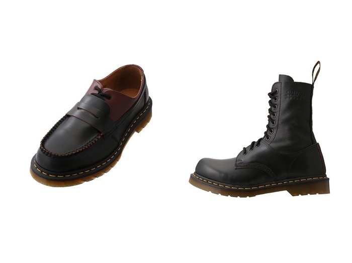 【MM6 Maison Margiela / MEN/エムエムシックス メゾンマルジェラ】の【MEN】【MM6 Maison Margiela×Dr.Martens】10 EYE-TWISTED AND REIMAGINED-85 LAS ブーツ&【MEN】【MM6 Maison Margiela×Dr.Martens】PENTON マッシュアップ 【MEN】おすすめ！人気トレンド・男性、メンズファッションの通販  おすすめ人気トレンドファッション通販アイテム 人気、トレンドファッション・服の通販 founy(ファニー) ファッション Fashion メンズファッション MEN シューズ・靴 Shoes/Men シューズ Shoes フラット Flat モダン Modern NEW・新作・新着・新入荷 New Arrivals |ID:crp329100000203948