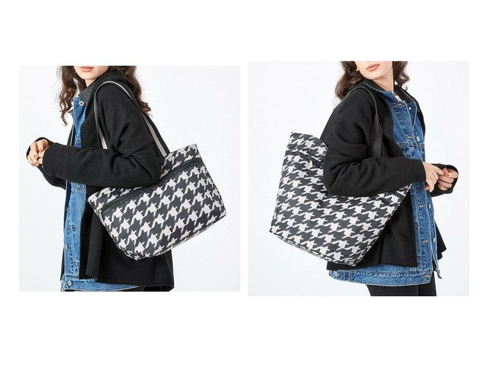 【LeSportsac/レスポートサック】のブラック/ベージュハウンズトゥース&ブラック/ベージュハウンズトゥース 【バッグ・鞄 人気ファッション通販 コーディネート通販】おすすめ！人気、トレンド、レディースファッションの通販  おすすめ人気トレンドファッション通販アイテム 人気、トレンドファッション・服の通販 founy(ファニー) ファッション Fashion レディースファッション WOMEN バッグ Bag NEW・新作・新着・新入荷 New Arrivals シンプル Simple ポケット Pocket 手帳 Pocket Book おすすめ Recommend マグネット Magnet ビジネス 仕事 通勤 Business |ID:crp329100000204138