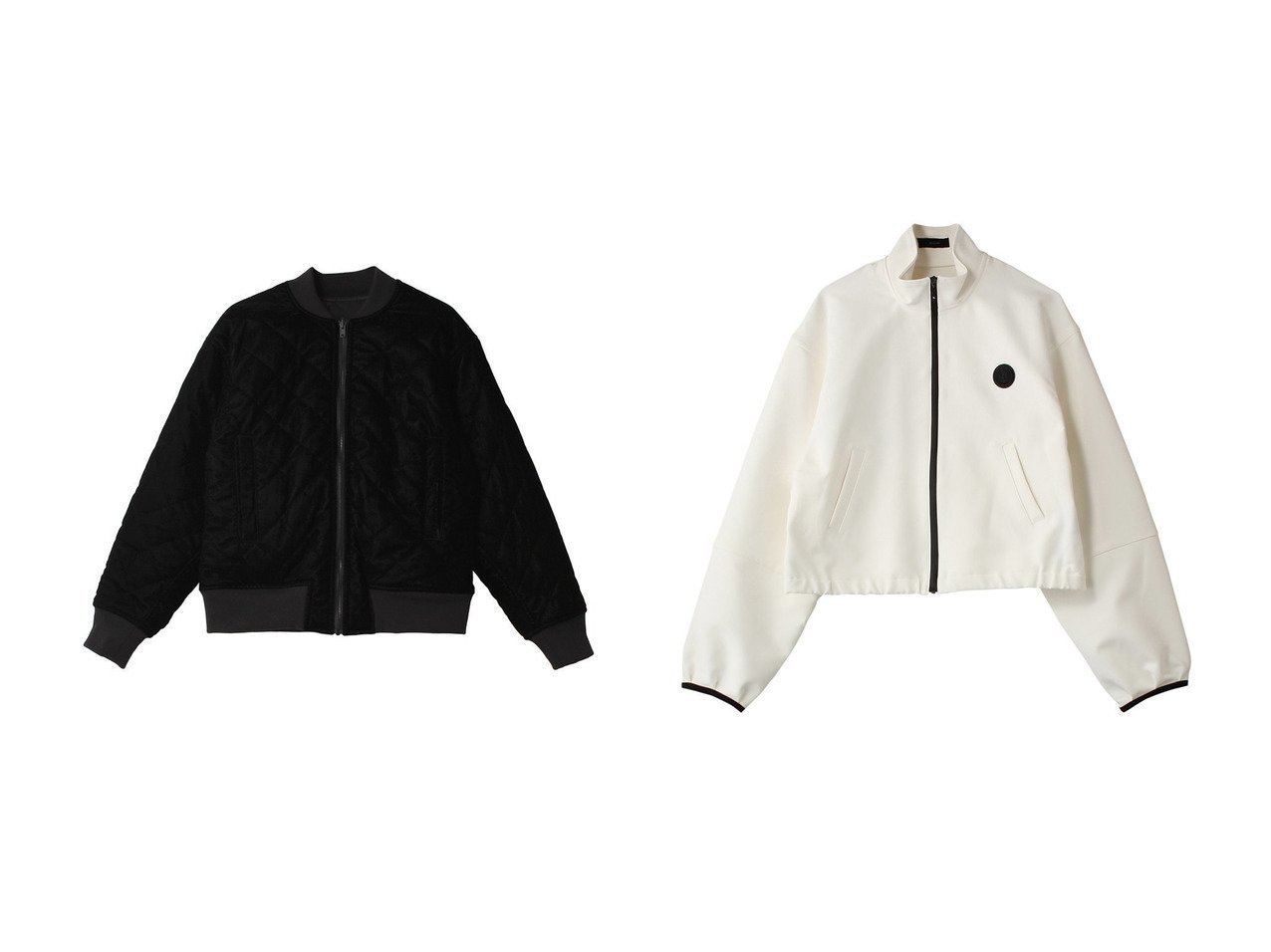 【OBSIDIAN/オブシディアン】のREVERSIBLE QUILT PAFFY JACKET&BALLOON JACKET 【コート、ジャケット 人気ファッション通販 コーディネート通販】おすすめ！人気、トレンド、レディースファッションの通販  おすすめ人気トレンドファッション通販アイテム インテリア・キッズ・メンズ・レディースファッション・服の通販 founy(ファニー) 　ファッション　Fashion　レディースファッション　WOMEN　アウター　Coat Outerwear　ジャケット　Jackets　スポーツウェア　Sportswear　スポーツ アウター　Sports Outerwear　コンパクト　Compact　ジャケット　Jacket　スポーツ　Sports　スリーブ　Sleeve　バランス　Balance　リバーシブル　Reversible　ロング　Long　NEW・新作・新着・新入荷　New Arrivals　ブラック系　Black　ホワイト系　White　|ID:crp329100000204205