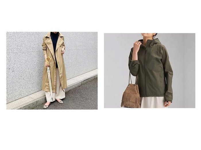 【green label relaxing / UNITED ARROWS/グリーンレーベル リラクシング / ユナイテッドアローズ】の[ ザ ノースフェイス ] SC THE NORTH FACE Venture ジャケット&SC ロング トレンチ レインコート 2 【コート、ジャケット 人気ファッション通販 コーディネート通販】おすすめ！人気、トレンド、レディースファッションの通販  おすすめ人気トレンドファッション通販アイテム 人気、トレンドファッション・服の通販 founy(ファニー) ファッション Fashion レディースファッション WOMEN アウター Coat Outerwear コート Coats ジャケット Jackets トレンチ Trench ボトム Bottom ミモレ Mimore ロング Long 無地 Plain Color ビジネス 仕事 通勤 Business 長袖 Long Sleeve アウトドア Outdoor 春 Spring 秋 Autumn/Fall カリフォルニア California コンパクト Compact ジャケット Jacket デニム Denim バランス Balance フェイス Face ベーシック Basic おすすめ Recommend |ID:crp329100000204210