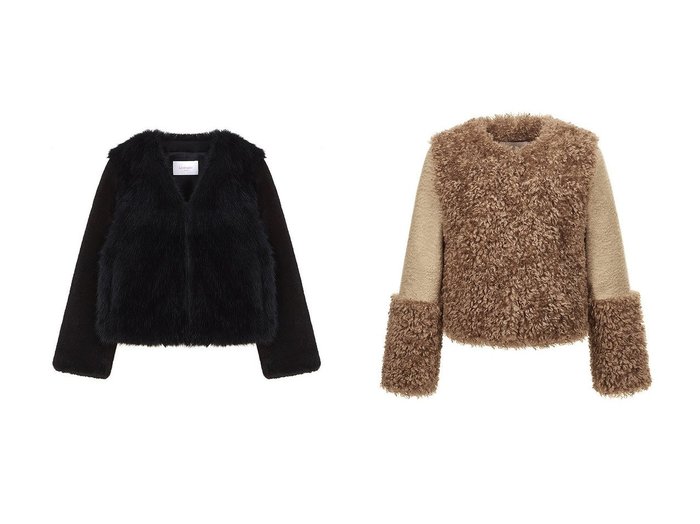 【Lemonplet/レモンプレット】のFAUX FUR FURRY JACKET&FAUX FUR VAQUIRA SHORT JACKET 【 人気ファッション通販 コーディネート通販】おすすめ！人気、トレンド、レディースファッションの通販  おすすめ人気トレンドファッション通販アイテム 人気、トレンドファッション・服の通販 founy(ファニー) ファッション Fashion レディースファッション WOMEN アウター Coat Outerwear ジャケット Jackets ジャケット Jacket フォーマル Formal ポケット Pocket エレガント 上品 Elegant NEW・新作・新着・新入荷 New Arrivals |ID:crp329100000204317