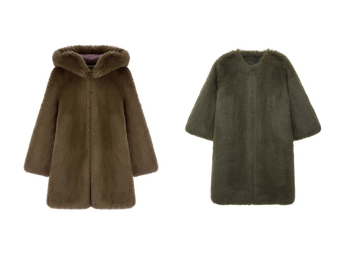 【Lemonplet/レモンプレット】のFAUX FUR CUPID COAT&FAUX FUR 7 KUN COAT 【 人気ファッション通販 コーディネート通販】おすすめ！人気、トレンド、レディースファッションの通販  おすすめ人気トレンドファッション通販アイテム 人気、トレンドファッション・服の通販 founy(ファニー) ファッション Fashion レディースファッション WOMEN アウター Coat Outerwear コート Coats スタイリッシュ Stylish ロング Long |ID:crp329100000204318