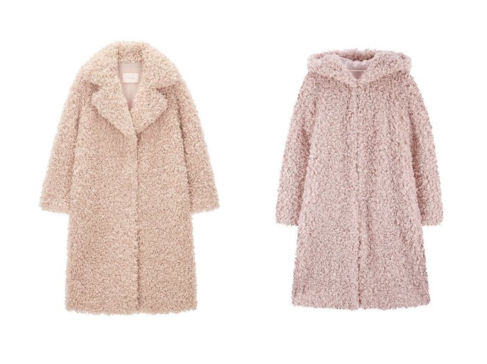 【Lemonplet/レモンプレット】のFAUX FUR EVER LONG COAT&FAUX FUR EVER LONG HOODED COAT 【 人気ファッション通販 コーディネート通販】おすすめ！人気、トレンド、レディースファッションの通販  おすすめ人気トレンドファッション通販アイテム 人気、トレンドファッション・服の通販 founy(ファニー) ファッション Fashion レディースファッション WOMEN アウター Coat Outerwear コート Coats ファブリック Fabric モコモコ Fluffy ロング Long |ID:crp329100000204319