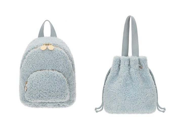 【Lemonplet/レモンプレット】のFAUX FUR ADORA MINI BACKPACK&FAUX FUR BENE BUCKET BAG 【 人気ファッション通販 コーディネート通販】おすすめ！人気、トレンド、レディースファッションの通販  おすすめ人気トレンドファッション通販アイテム 人気、トレンドファッション・服の通販 founy(ファニー) ファッション Fashion レディースファッション WOMEN バッグ Bag フェイクファー Faux Fur ポケット Pocket ラップ Wrap リュック Ruck Sack NEW・新作・新着・新入荷 New Arrivals |ID:crp329100000204326