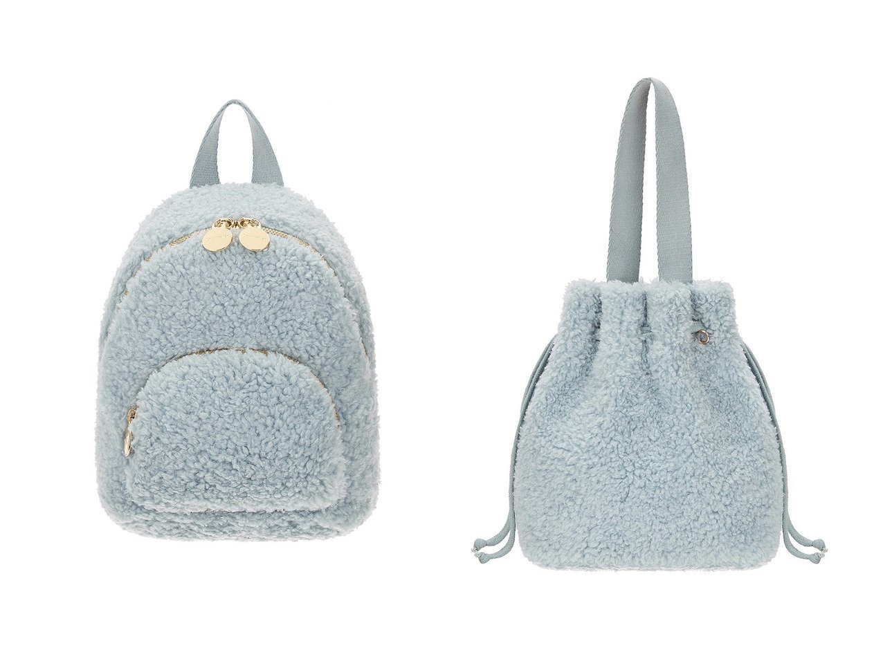 【Lemonplet/レモンプレット】のFAUX FUR ADORA MINI BACKPACK&FAUX FUR BENE BUCKET BAG 【 人気ファッション通販 コーディネート通販】おすすめ！人気、トレンド、レディースファッションの通販  おすすめ人気トレンドファッション通販アイテム インテリア・キッズ・メンズ・レディースファッション・服の通販 founy(ファニー) 　ファッション　Fashion　レディースファッション　WOMEN　バッグ　Bag　フェイクファー　Faux Fur　ポケット　Pocket　ラップ　Wrap　リュック　Ruck Sack　NEW・新作・新着・新入荷　New Arrivals　|ID:crp329100000204326