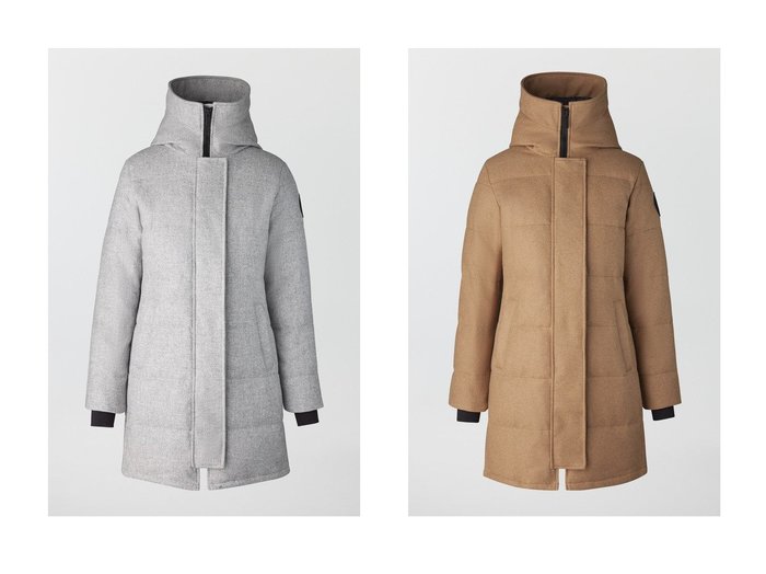 【CANADA GOOSE/カナダグース】の3802WB3 Shelburne Parka Wool シェルバーンパーカ ウール 【コート、ジャケット 人気ファッション通販 コーディネート通販】おすすめ！人気、トレンド、レディースファッションの通販  おすすめ人気トレンドファッション通販アイテム 人気、トレンドファッション・服の通販 founy(ファニー) ファッション Fashion レディースファッション WOMEN アウター Coat Outerwear コート Coats ダウン Down |ID:crp329100000204332