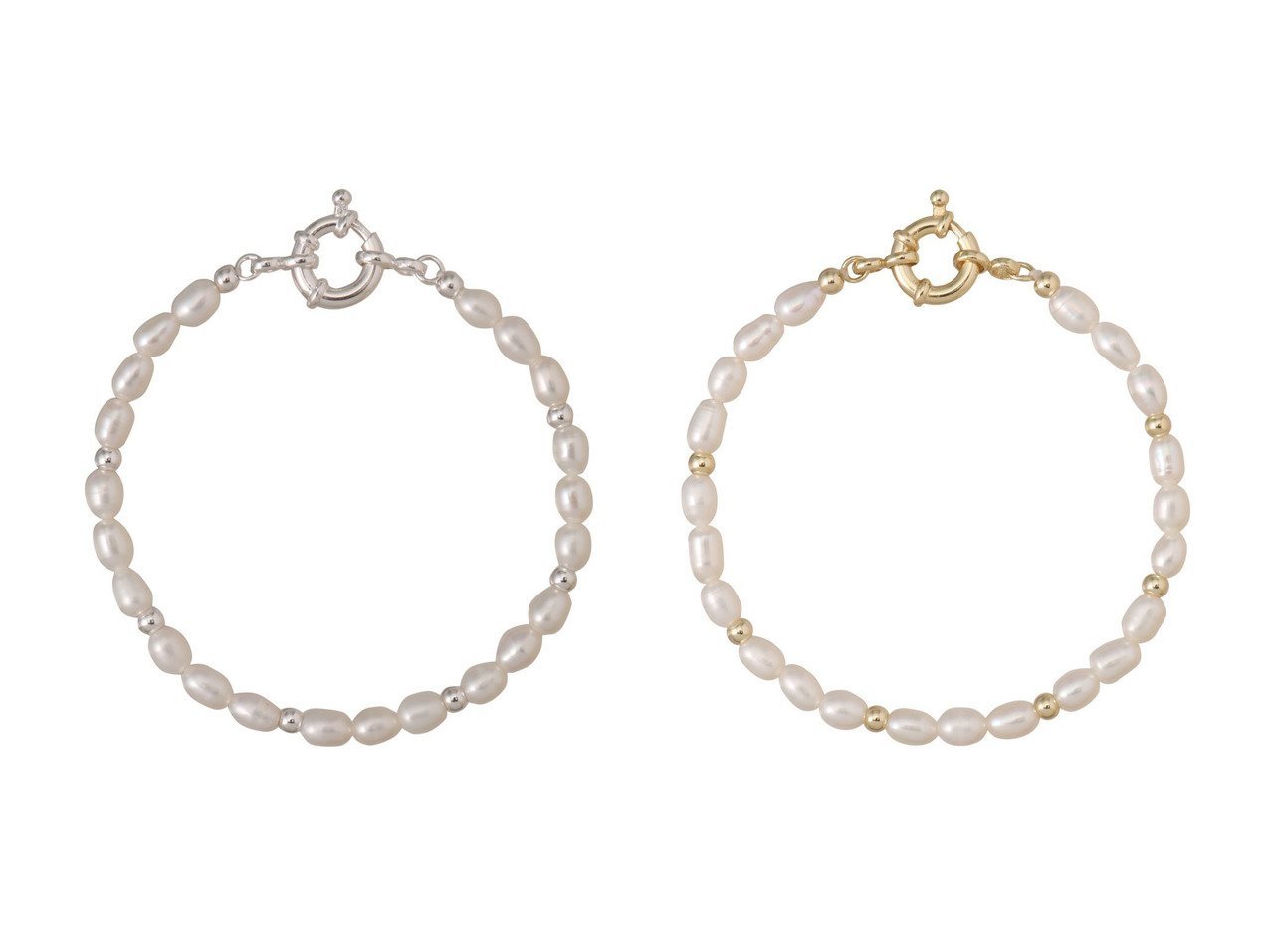 【DAISY LONDON/デイジー ロンドン】のPearl Beaded Chain ブレスレット&Pearl Beaded Chain ブレスレット 【アクセサリー、ジュエリー 人気ファッション通販 コーディネート通販】おすすめ！人気、トレンド、レディースファッションの通販  おすすめ人気トレンドファッション通販アイテム インテリア・キッズ・メンズ・レディースファッション・服の通販 founy(ファニー) 　ファッション　Fashion　レディースファッション　WOMEN　ジュエリー　Jewelry　ブレスレット　Bracelets　バングル　Bangles　シルバー　Silver　パール　Pearl　ブレスレット　Bracelet　エレガント 上品　Elegant　NEW・新作・新着・新入荷　New Arrivals　ゴールド系　Gold　シルバー系　Silver　|ID:crp329100000204357