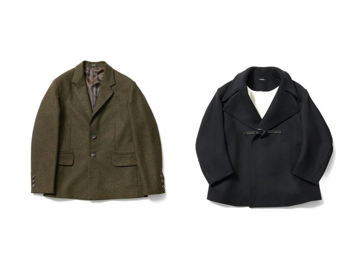 【aLORS/アロー】のDuffel-coat Holly コート&Veste en tweed MOON Bonnie a ジャケット 【コート、ジャケット 人気ファッション通販 コーディネート通販】おすすめ！人気、トレンド、レディースファッションの通販  おすすめ人気トレンドファッション通販アイテム 人気、トレンドファッション・服の通販 founy(ファニー) ファッション Fashion レディースファッション WOMEN アウター Coat Outerwear コート Coats ジャケット Jackets ショート Short NEW・新作・新着・新入荷 New Arrivals |ID:crp329100000204580