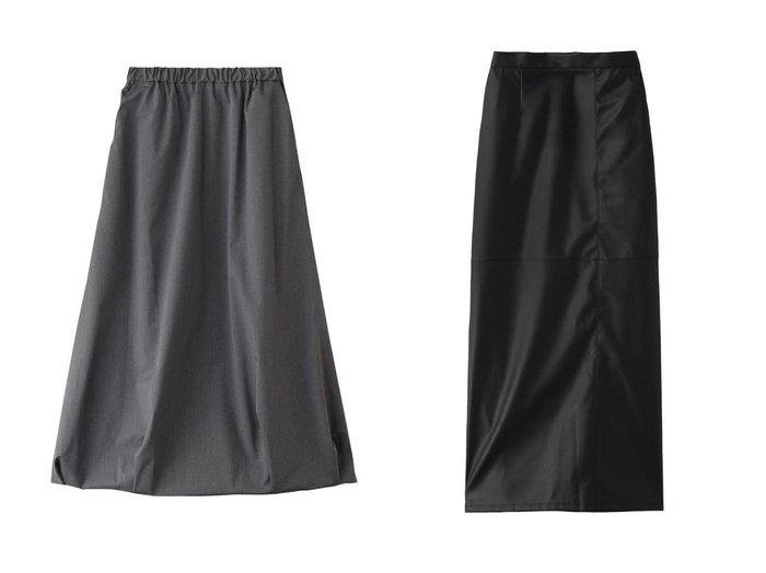 【MIDIUMISOLID/ミディウミソリッド】のsynthetic leather tight SK.M スカート&long ballon SK(solid).R スカート 【スカート 人気ファッション通販 コーディネート通販】おすすめ！人気、トレンド、レディースファッションの通販  おすすめ人気トレンドファッション通販アイテム 人気、トレンドファッション・服の通販 founy(ファニー) ファッション Fashion レディースファッション WOMEN スカート Skirt ロングスカート Long Skirt コンパクト Compact ジャケット Jacket スウェット Sweat スニーカー Sneakers トレンド Trend バルーン Balloon ロング Long NEW・新作・新着・新入荷 New Arrivals |ID:crp329100000204617