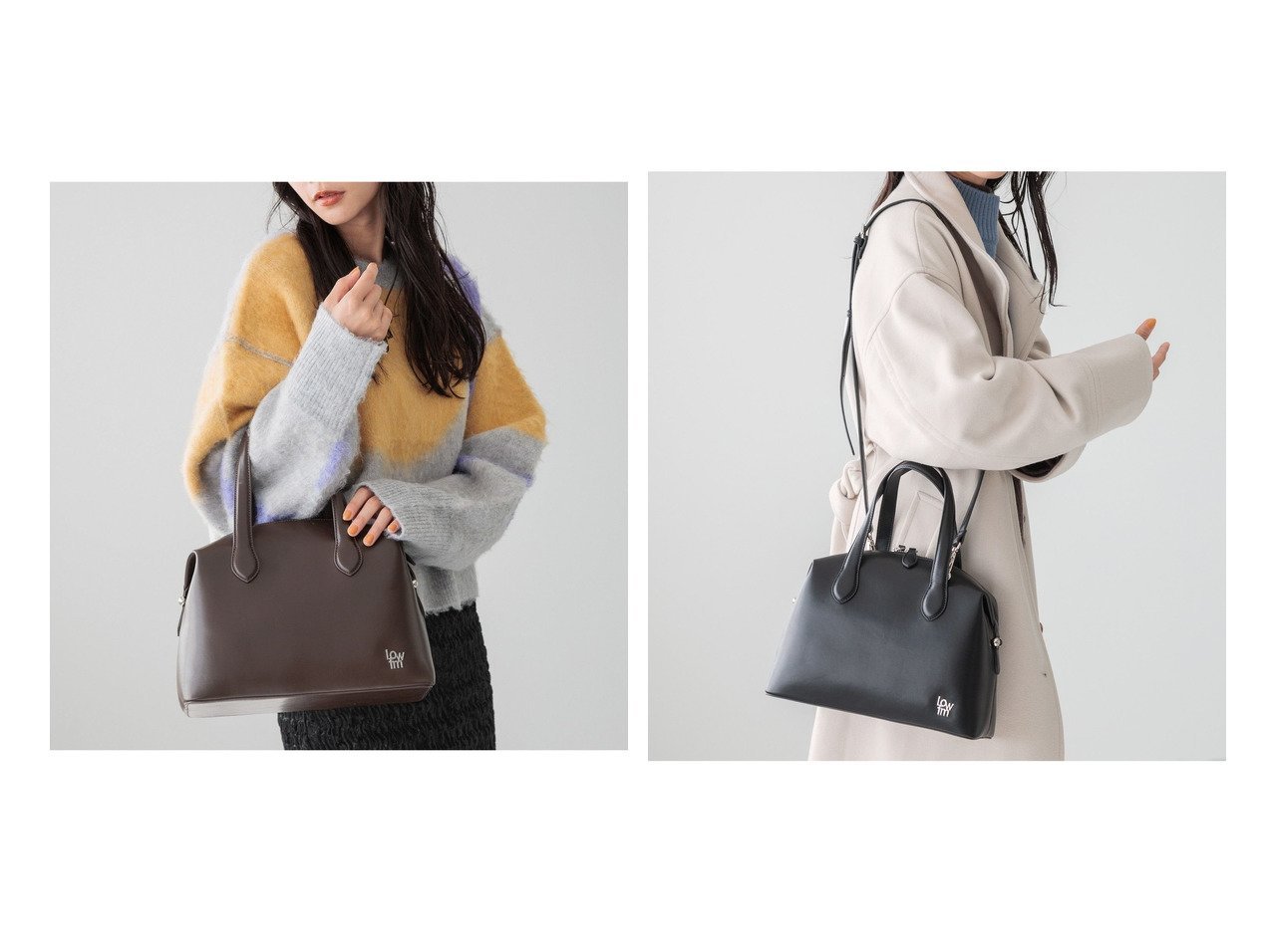 【LOWRYS FARM/ローリーズファーム】のLFビックボストンBAG 【プチプライス、格安、低価格 人気ファッション通販 コーディネート通販】おすすめ！人気、トレンド、レディースファッションの通販  おすすめ人気トレンドファッション通販アイテム インテリア・キッズ・メンズ・レディースファッション・服の通販 founy(ファニー) 　ファッション　Fashion　レディースファッション　WOMEN　バッグ　Bag　ボストンバッグ　Boston Bag　ブラウン系　Brown　ブラック系　Black　|ID:crp329100000204649