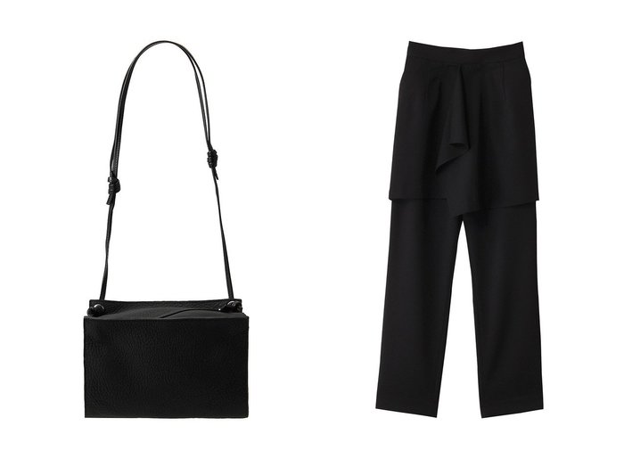 【MANOF/マノフ】のMANOF×ITTI HERRIE BOX BAG ショルダー&WTAP LAYERED PANTS パンツ 【ECで売れてるランキング上位の人気ファッション通販 コーディネート通販 / Popular clothes】おすすめ！トレンド、レディースファッションの通販  おすすめ人気トレンドファッション通販アイテム インテリア・キッズ・メンズ・レディースファッション・服の通販 founy(ファニー) https://founy.com/ ファッション Fashion レディースファッション WOMEN パンツ Pants ショルダー Shoulder パーティ Party フォルム Form ボックス Box エレガント 上品 Elegant ショート Short テーパード Tapered ラップ Wrap |ID:crp329100000204878