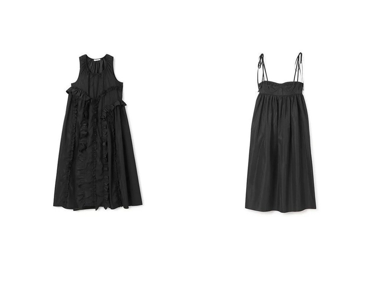 【CECILIE BAHNSEN/セシリー バンセン】のOPAL DRESS&ALENA DRESS 【ワンピース、ドレス 人気ファッション通販 コーディネート通販】おすすめ！人気、トレンド、レディースファッションの通販  おすすめ人気トレンドファッション通販アイテム インテリア・キッズ・メンズ・レディースファッション・服の通販 founy(ファニー) 　ファッション　Fashion　レディースファッション　WOMEN　ワンピース　Dress　ドレス　Party Dresses　2025年　2025　ドローコード　Draw Cord　フリル　Frills　モダン　Modern　リュクス　Luxe　洗える　Washable　軽量　Lightweight　クラシカル　Classical　コルセット　Corset　ラップ　Wrap　リボン　Ribbon　ブラック系　Black　|ID:crp329100000205019