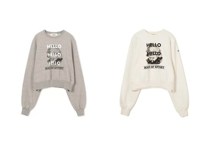 【Oblada/オブラダ】のHELLO SWEAT 【トップス、カットソー 人気ファッション通販 コーディネート通販】おすすめ！人気、トレンド、レディースファッションの通販  おすすめ人気トレンドファッション通販アイテム 人気、トレンドファッション・服の通販 founy(ファニー) 　ファッション　Fashion　レディースファッション　WOMEN　トップス・カットソー　Tops/Tshirt　パーカ　Sweats　スウェット　Sweat　スウェット　Sweat　フェイス　Face　プリント　Print　洗える　Washable　|ID:crp329100000205096