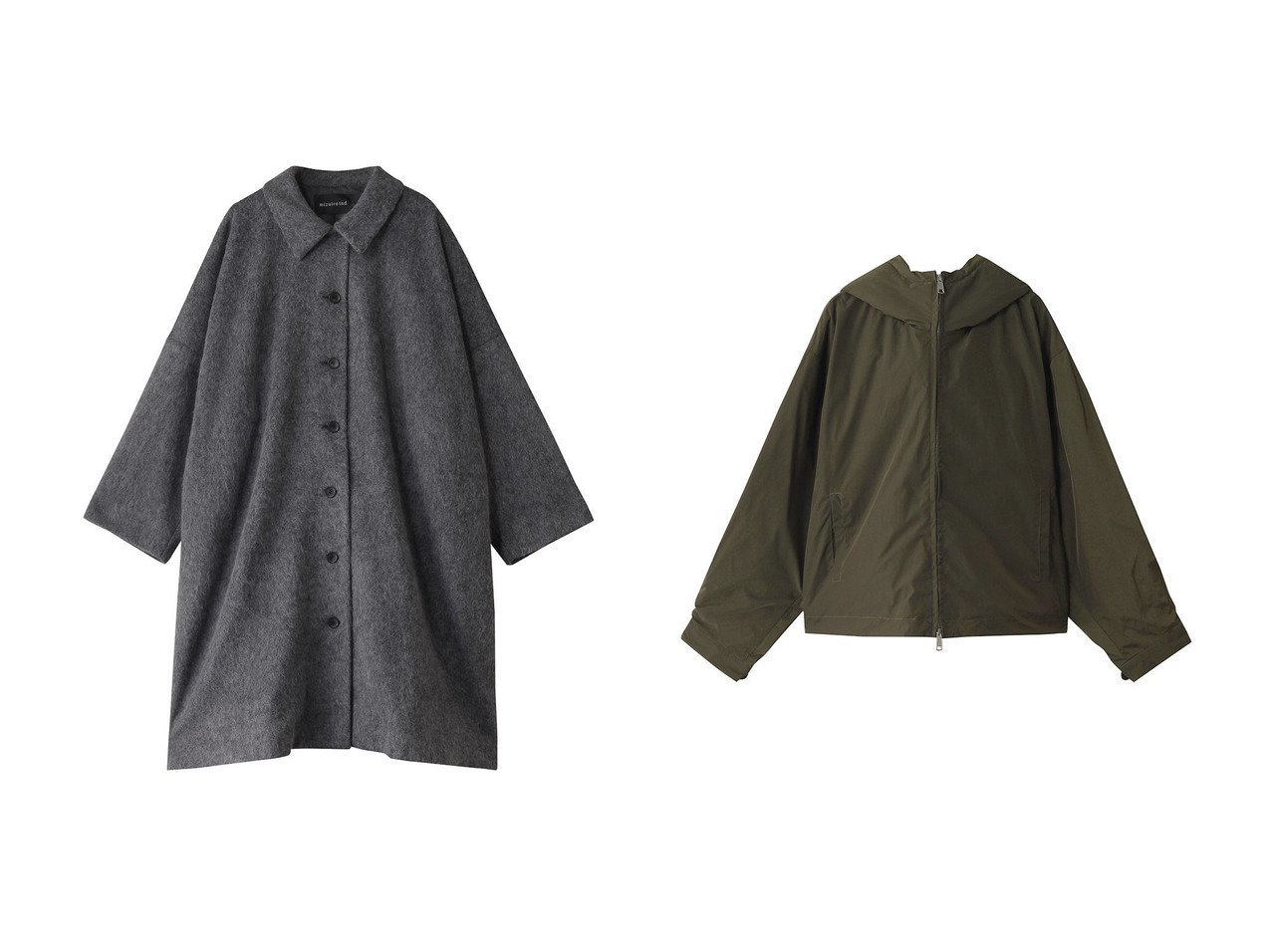 【mizuiro ind/ミズイロ インド】のwide shirt like JK ジャケット&back boa hooded JK ジャケット 【コート、ジャケット 人気ファッション通販 コーディネート通販】おすすめ！人気、トレンド、レディースファッションの通販 おすすめ人気トレンドファッション通販アイテム インテリア・キッズ・メンズ・レディースファッション・服の通販 founy(ファニー) 　ファッション　Fashion　レディースファッション　WOMEN　アウター　Coat Outerwear　ジャケット　Jackets　シンプル　Simple　ジャケット　Jacket　フォルム　Form　ベーシック　Basic　ワイド　Wide　NEW・新作・新着・新入荷　New Arrivals　ブルー系　Blue　グレー系　Gray　ブラック系　Black　|ID:crp329100000205289