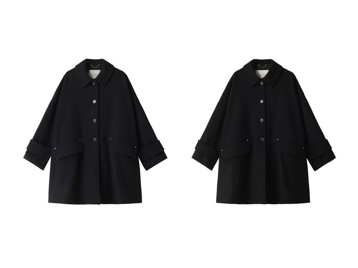 【MACKINTOSH/マッキントッシュ】のHUMBIE ライト メルトン コート 【ECで売れてるランキング上位の人気ファッション通販 コーディネート通販 / Popular clothes】おすすめ！トレンド、レディースファッションの通販   おすすめ人気トレンドファッション通販アイテム 人気、トレンドファッション・服の通販 founy(ファニー) 　ファッション　Fashion　レディースファッション　WOMEN　アウター　Coat Outerwear　コート　Coats　ショルダー　Shoulder　シンプル　Simple　トレンド　Trend　ドロップ　Drop　ベーシック　Basic　メルトン　Melton　ロング　Long　エレガント 上品　Elegant　|ID:crp329100000205417