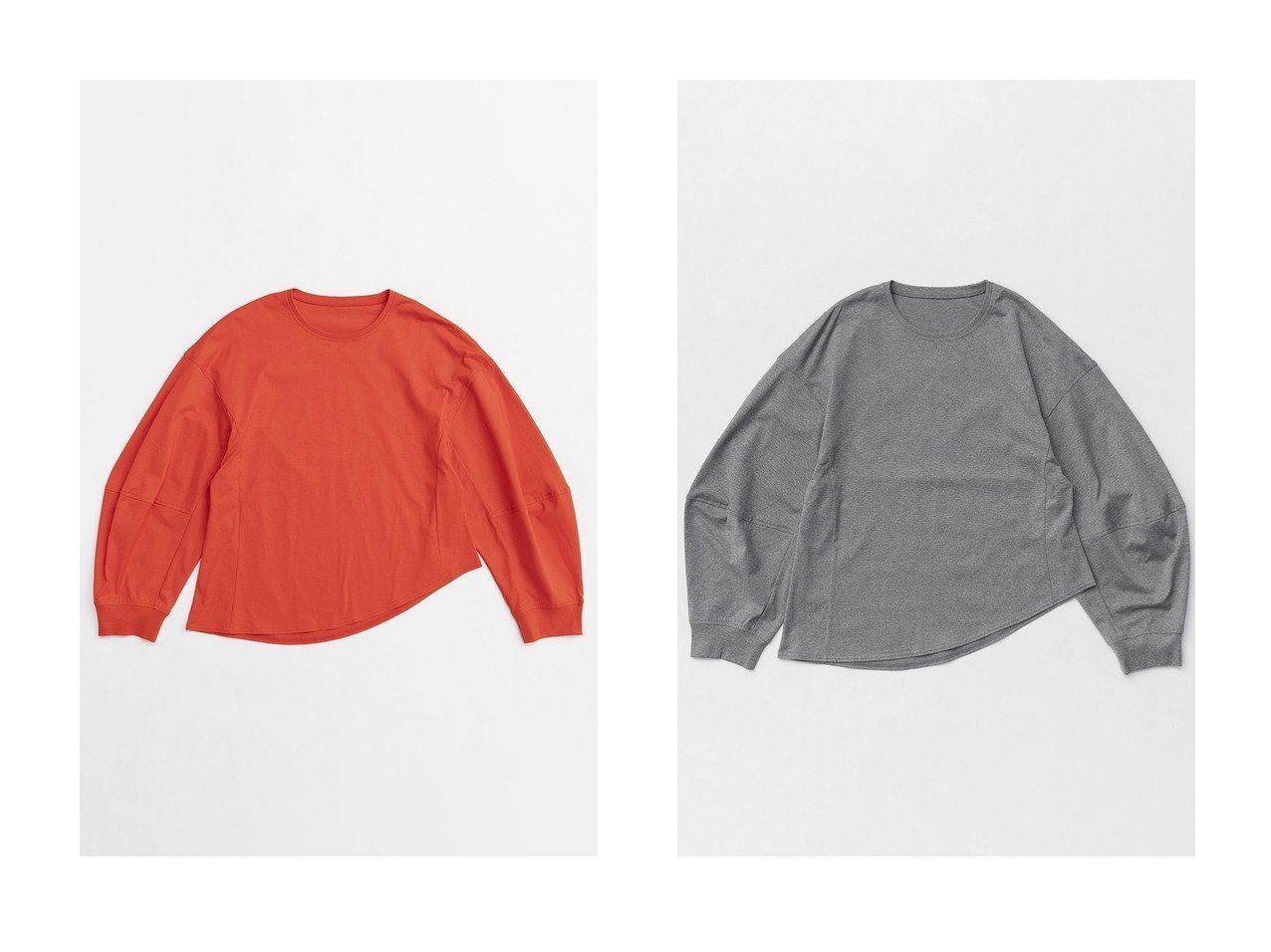 【MAISON SPECIAL/メゾンスペシャル】のCocoon Sleeve Long Sleeve T-コクーンスリーブロンTEE 【 人気ファッション通販 コーディネート通販】おすすめ！人気、トレンド、レディースファッションの通販  おすすめ人気トレンドファッション通販アイテム インテリア・キッズ・メンズ・レディースファッション・服の通販 founy(ファニー) 　ファッション　Fashion　レディースファッション　WOMEN　トップス・カットソー　Tops/Tshirt　シャツ/ブラウス　Shirts/Blouses　ロング / Tシャツ　T-Shirts　カットソー　Cut and Sewn　春　Spring　シンプル　Simple　スリーブ　Sleeve　デニム　Denim　トレンド　Trend　リラックス　Relax　ロング　Long　A/W・秋冬　Aw・Autumn/Winter・Fw・Fall-Winter　S/S・春夏　Ss・Spring/Summer　夏　Summer　2025年　2025　ブラック系　Black　グレー系　Gray　オレンジ系　Orange　ホワイト系　White　|ID:crp329100000205519