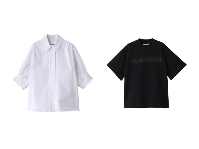 【JIL SANDER/ジル サンダー】のLOGO ON TONE Tシャツ&ショートスリーブシャツ 77 【 人気ファッション通販 コーディネート通販】おすすめ！人気、トレンド、レディースファッションの通販  おすすめ人気トレンドファッション通販アイテム 人気、トレンドファッション・服の通販 founy(ファニー) ファッション Fashion レディースファッション WOMEN トップス・カットソー Tops/Tshirt シャツ/ブラウス Shirts/Blouses ロング / Tシャツ T-Shirts カットソー Cut and Sewn 2025年 2025 A/W・秋冬 Aw・Autumn/Winter・Fw・Fall-Winter S/S・春夏 Ss・Spring/Summer ショート Short スリーブ Sleeve ビッグ Big 夏 Summer 定番 Standard 春 Spring |ID:crp329100000205621