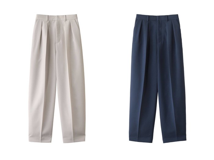 【MANOF/マノフ】の2TUCK TAPERED PANTS パンツ 【パンツ 人気ファッション通販 コーディネート通販】おすすめ！人気、トレンド、レディースファッションの通販  おすすめ人気トレンドファッション通販アイテム 人気、トレンドファッション・服の通販 founy(ファニー) ファッション Fashion レディースファッション WOMEN パンツ Pants ロング Long NEW・新作・新着・新入荷 New Arrivals |ID:crp329100000205643