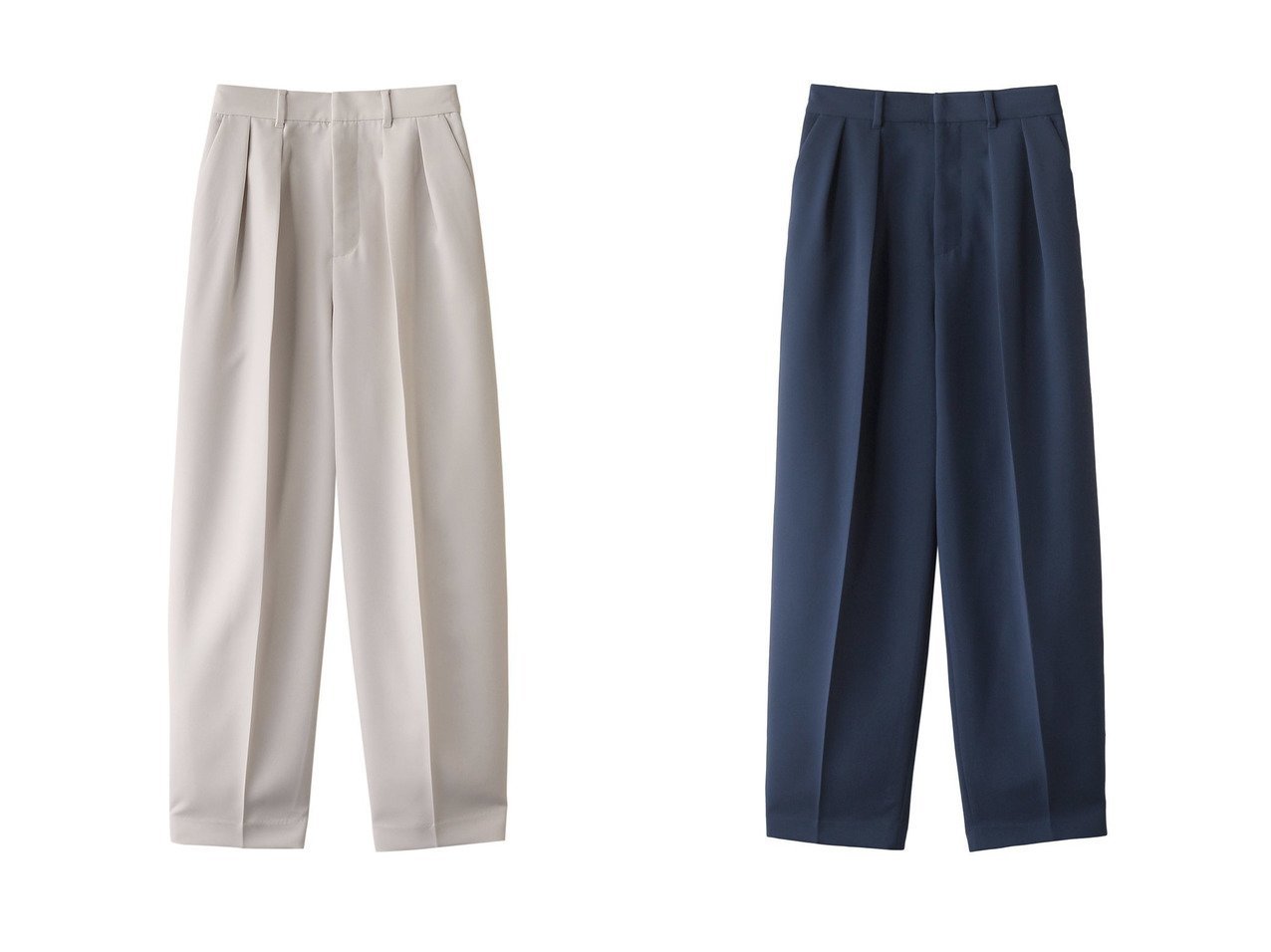 【MANOF/マノフ】の2TUCK TAPERED PANTS パンツ 【パンツ 人気ファッション通販 コーディネート通販】おすすめ！人気、トレンド、レディースファッションの通販  おすすめ人気トレンドファッション通販アイテム インテリア・キッズ・メンズ・レディースファッション・服の通販 founy(ファニー) 　ファッション　Fashion　レディースファッション　WOMEN　パンツ　Pants　ロング　Long　NEW・新作・新着・新入荷　New Arrivals　イエロー系　Yellow　ブルー系　Blue　ブラック系　Black　|ID:crp329100000205643