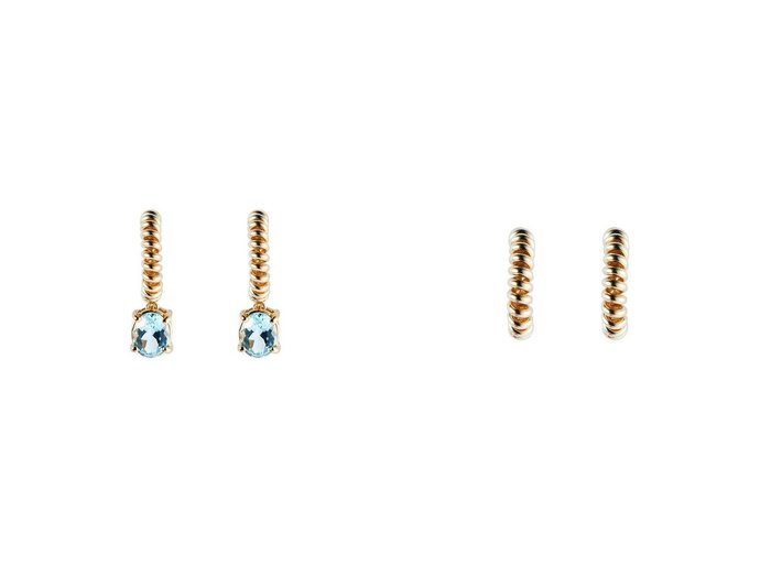 【PLOW/プラウ】のSpring Stone ピアス(ブルートパーズ)&Spring ピアス 【アクセサリー、ジュエリー 人気ファッション通販 コーディネート通販】おすすめ！人気、トレンド、レディースファッションの通販  おすすめ人気トレンドファッション通販アイテム 人気、トレンドファッション・服の通販 founy(ファニー) ファッション Fashion レディースファッション WOMEN ジュエリー Jewelry リング Rings イヤリング Earrings 2025年 2025 A/W・秋冬 Aw・Autumn/Winter・Fw・Fall-Winter S/S・春夏 Ss・Spring/Summer イヤリング Earrings スプリング Spring 夏 Summer 春 Spring |ID:crp329100000205650