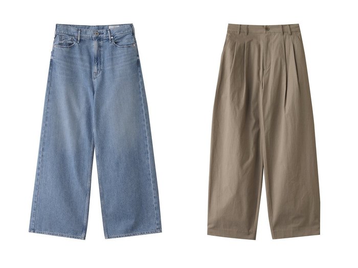 【upper hights/アッパー ハイツ】のTHE LARA ワイドストレートデニムパンツ&WASHER 2TUCK パンツ 【パンツ 人気ファッション通販 コーディネート通販】おすすめ！人気、トレンド、レディースファッションの通販  おすすめ人気トレンドファッション通販アイテム インテリア・キッズ・メンズ・レディースファッション・服の通販 founy(ファニー) https://founy.com/ ファッション Fashion レディースファッション WOMEN パンツ Pants デニムパンツ Denim Pants 2025年 2025 A/W・秋冬 Aw・Autumn/Winter・Fw・Fall-Winter S/S・春夏 Ss・Spring/Summer デニム Denim トレンド Trend 今季 This Season 夏 Summer 定番 Standard 春 Spring |ID:crp329100000205740