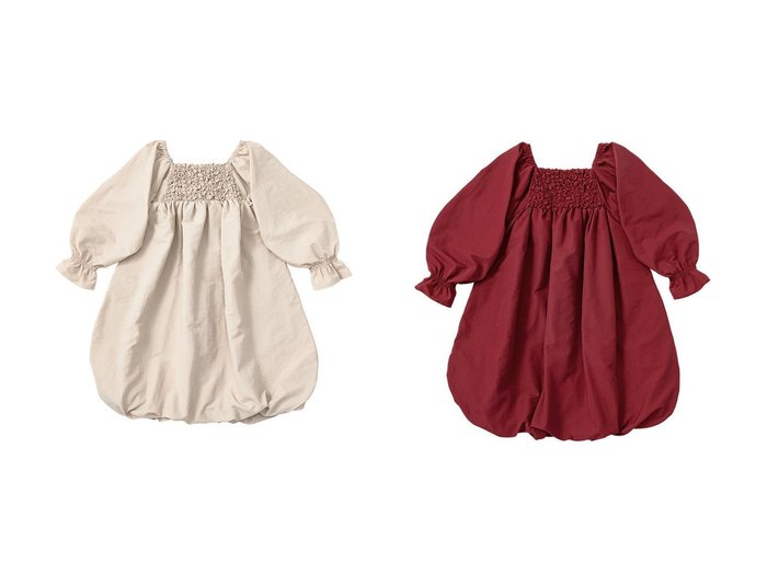 【MARLMARL / KIDS/マールマール】の【Kids】pompadour dress 【KIDS】子供服のおすすめ！人気トレンド・キッズファッションの通販  おすすめ人気トレンドファッション通販アイテム 人気、トレンドファッション・服の通販 founy(ファニー) ファッション Fashion キッズファッション KIDS ワンピース Dress/Kids シャーリング Shirring ジャカード Jacquard スリーブ Sleeve ドレス Dress バルーン Balloon レース Race おすすめ Recommend NEW・新作・新着・新入荷 New Arrivals |ID:crp329100000206199