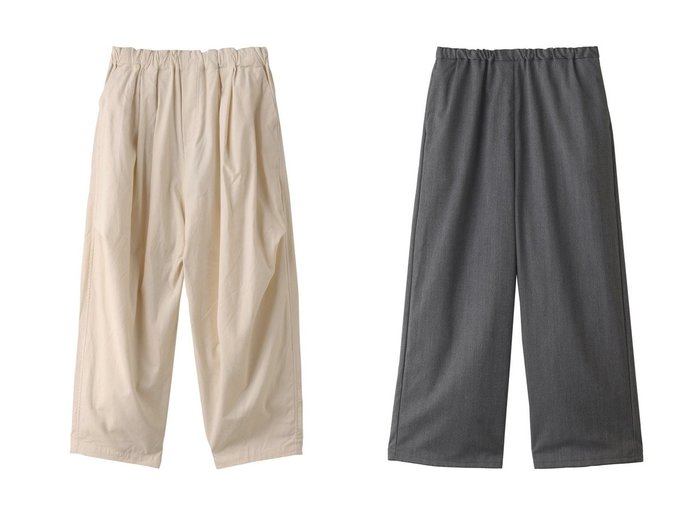 【mizuiro ind/ミズイロ インド】のcorduroy wide cargo PT パンツ&check wide easy PT パンツ 【パンツ 人気ファッション通販 コーディネート通販】おすすめ！人気、トレンド、レディースファッションの通販  おすすめ人気トレンドファッション通販アイテム 人気、トレンドファッション・服の通販 founy(ファニー) 　ファッション　Fashion　レディースファッション　WOMEN　パンツ　Pants　おすすめ　Recommend　シンプル　Simple　セットアップ　Set Up　チェック　Check　ベスト　Vest　ワイド　Wide　秋　Autumn/Fall　A/W・秋冬　Aw・Autumn/Winter・Fw・Fall-Winter　S/S・春夏　Ss・Spring/Summer　コーデュロイ　Corduroy　ドレープ　Drape　人気　Popularity　夏　Summer　春　Spring　|ID:crp329100000206272