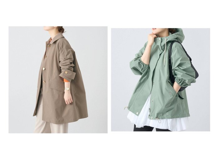 【IENA/イエナ】のマッキントッシュ 別注 SKYE PARKA MIDDLE フーデッドコート&マッキントッシュ 別注 HUMBIE ステンカラーショートコート 【 人気ファッション通販 コーディネート通販】おすすめ！人気、トレンド、レディースファッションの通販  おすすめ人気トレンドファッション通販アイテム 人気、トレンドファッション・服の通販 founy(ファニー) ファッション Fashion レディースファッション WOMEN アウター Coat Outerwear コート Coats ショルダー Shoulder ドロップ Drop フォルム Form ベーシック Basic 別注 Special Order |ID:crp329100000206432