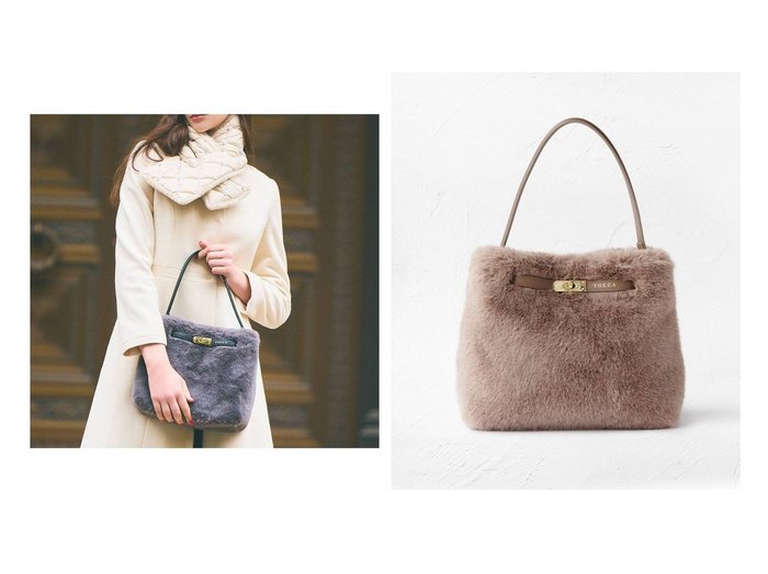 【TOCCA/トッカ】のLIASON FUR BAG ファーバッグ 【バッグ・鞄 人気ファッション通販 コーディネート通販】おすすめ！人気、トレンド、レディースファッションの通販  おすすめ人気トレンドファッション通販アイテム 人気、トレンドファッション・服の通販 founy(ファニー) 　ファッション　Fashion　レディースファッション　WOMEN　バッグ　Bag　2024年　2024　2024-2025秋冬・A/W　Aw/Autumn/Winter/Fw/Fall/2024-2025　A/W・秋冬　Aw・Autumn/Winter・Fw・Fall-Winter　冬　Winter　おすすめ　Recommend　シンプル　Simple　スマホ　Smartphone　デニム　Denim　トレンド　Trend　フォルム　Form　フロント　Front　ポケット　Pocket　リュクス　Luxe　再入荷　Restock/Back In Stock/Re Arrival　財布　Wallet　雑誌　Magazine　|ID:crp329100000206468