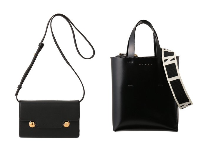 【MARNI/マルニ】のMUSEO MINI ロゴショルダー2wayトートバッグ&TRUNKAROO ポシェット 【バッグ・鞄 人気ファッション通販 コーディネート通販】おすすめ！人気、トレンド、レディースファッションの通販  おすすめ人気トレンドファッション通販アイテム 人気、トレンドファッション・服の通販 founy(ファニー) ファッション Fashion レディースファッション WOMEN バッグ Bag 2025年 2025 A/W・秋冬 Aw・Autumn/Winter・Fw・Fall-Winter S/S・春夏 Ss・Spring/Summer ショルダー Shoulder ポシェット Pochette ロング Long 夏 Summer 春 Spring |ID:crp329100000206801