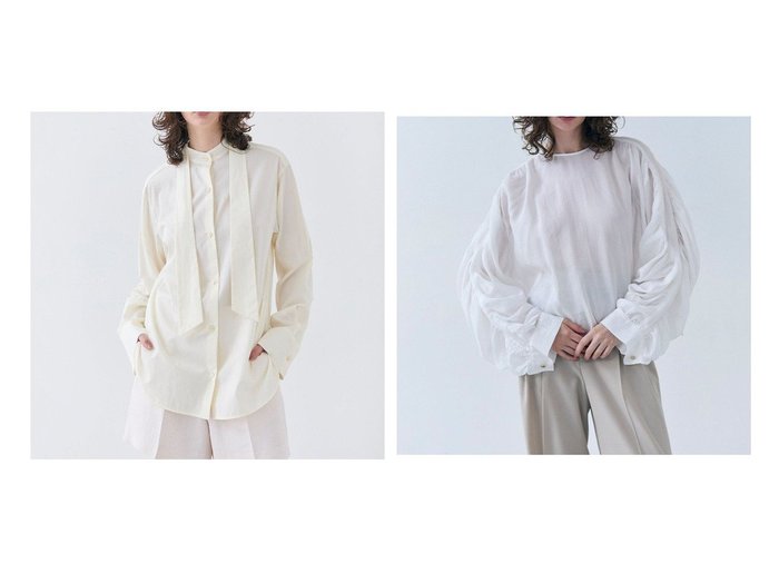 【BEIGE,/ベイジ,】の【洗える】 コットンバックボウタイブラウス&【洗える】 タックギャザーリネンボリュームブラウス 【トップス、カットソー 人気ファッション通販 コーディネート通販】おすすめ！人気、トレンド、レディースファッションの通販  おすすめ人気トレンドファッション通販アイテム 人気、トレンドファッション・服の通販 founy(ファニー) ファッション Fashion レディースファッション WOMEN トップス・カットソー Tops/Tshirt シャツ/ブラウス Shirts/Blouses 洗える Washable カーディガン Cardigan シルク Silk シンプル Simple センター Center デニム Denim A/W・秋冬 Aw・Autumn/Winter・Fw・Fall-Winter S/S・春夏 Ss・Spring/Summer NEW・新作・新着・新入荷 New Arrivals 夏 Summer ギャザー Gather シアー Sheer リネン Linen ワイド Wide 定番 Standard 春 Spring |ID:crp329100000206809