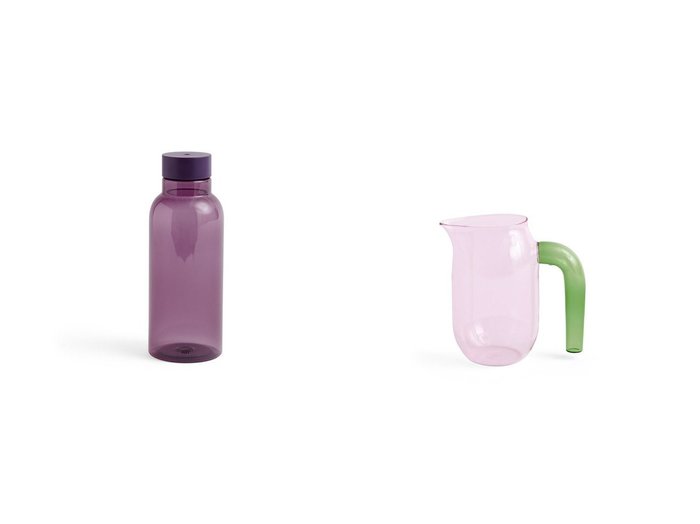 【HAY/ヘイ】のJug S&Miz Water Bottle 0.54L 【ECで人気ランキング上位のインテリア雑貨 家具通販 / Popular furniture】おすすめ！人気、インテリア雑貨、家具の通販  おすすめ人気トレンドファッション通販アイテム 人気、トレンドファッション・服の通販 founy(ファニー) カラフル Colorful ガラス Glass シンプル Simple テーブル Table フラワー Flower 人気 Popularity ウォーター Water シリコン Silicon スリム Slim |ID:crp329100000206896