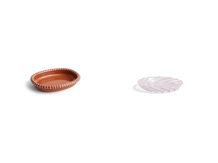 【HAY/ヘイ】のSPIN SAUCER SET OF 2&BARRO OVAL DISH L 【ECで人気ランキング上位のインテリア雑貨 家具通販 / Popular furniture】おすすめ！人気、インテリア雑貨、家具の通販  おすすめ人気トレンドファッション通販アイテム 人気、トレンドファッション・服の通販 founy(ファニー) ガラス Glass テーブル Table ホーム・キャンプ・アウトドア・お取り寄せ Home,Garden,Outdoor,Camping Gear キッチン・ダイニング Kitchen Dining キッチン家電・キッチン用品 Kitchenware |ID:crp329100000206897