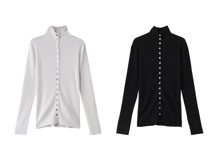 【CLANE/クラネ】のW FACE BUTTON KNIT TOPS ニット 【ECで売れてるランキング上位の人気ファッション通販 コーディネート通販 / Popular clothes】おすすめ！トレンド、レディースファッションの通販  おすすめ人気トレンドファッション通販アイテム 人気、トレンドファッション・服の通販 founy(ファニー) 　ファッション　Fashion　レディースファッション　WOMEN　トップス・カットソー　Tops/Tshirt　ニット　Knit Tops　プルオーバー　Pullover　なめらか　Smooth　|ID:crp329100000206945