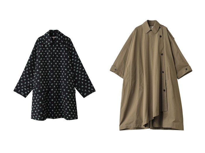 【THE ROW/ザ ロウ】のARALIA COAT&【BLAMINK/ブラミンク】のフラワージャカードレギュラ―コ―ト 【コート、ジャケット 人気ファッション通販 コーディネート通販】おすすめ！人気、トレンド、レディースファッションの通販 おすすめ人気トレンドファッション通販アイテム 人気、トレンドファッション・服の通販 founy(ファニー) ファッション Fashion レディースファッション WOMEN アウター Coat Outerwear コート Coats 2025年 2025 2025春夏・S/S Ss,Spring/Summer,2025 A/W・秋冬 Aw・Autumn/Winter・Fw・Fall-Winter S/S・春夏 Ss・Spring/Summer アシンメトリー Asymmetry フェミニン Feminine ロング Long 夏 Summer 春 Spring |ID:crp329100000207137