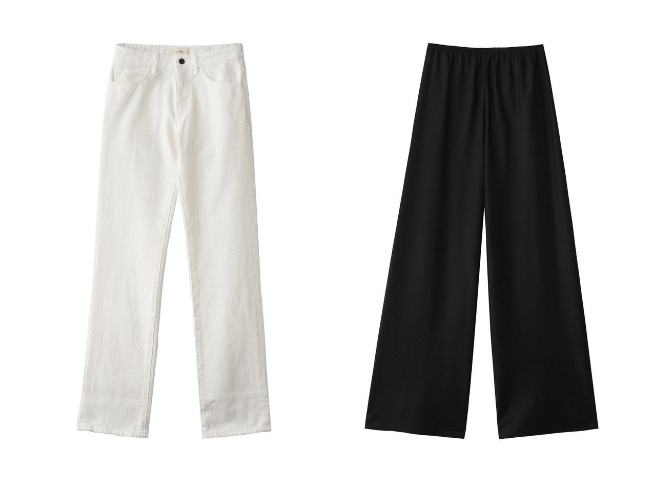 【THE ROW/ザ ロウ】のCARLYL JEANS&GALA PANT 【パンツ 人気ファッション通販 コーディネート通販】おすすめ！人気、トレンド、レディースファッションの通販 おすすめ人気トレンドファッション通販アイテム インテリア・キッズ・メンズ・レディースファッション・服の通販 founy(ファニー) 　ファッション　Fashion　レディースファッション　WOMEN　パンツ　Pants　デニムパンツ　Denim Pants　2025年　2025　2025春夏・S/S　Ss,Spring/Summer,2025　A/W・秋冬　Aw・Autumn/Winter・Fw・Fall-Winter　S/S・春夏　Ss・Spring/Summer　ストレート　Straight　デニム　Denim　夏　Summer　春　Spring　ホワイト系　White　ブラック系　Black　|ID:crp329100000207162