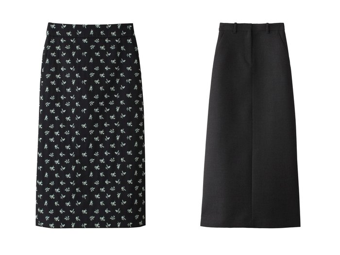 【BLAMINK/ブラミンク】のフラワージャカードタイトスカート&【THE ROW/ザ ロウ】のROUX SKIRT 【スカート 人気ファッション通販 コーディネート通販】おすすめ！人気、トレンド、レディースファッションの通販 おすすめ人気トレンドファッション通販アイテム 人気、トレンドファッション・服の通販 founy(ファニー) ファッション Fashion レディースファッション WOMEN スカート Skirt ロングスカート Long Skirt 2025年 2025 2025春夏・S/S Ss,Spring/Summer,2025 A/W・秋冬 Aw・Autumn/Winter・Fw・Fall-Winter S/S・春夏 Ss・Spring/Summer ジャカード Jacquard スリット Slit タイトスカート Tight Skirt フラワー Flower モチーフ Motif エレガント 上品 Elegant 夏 Summer 春 Spring |ID:crp329100000207168