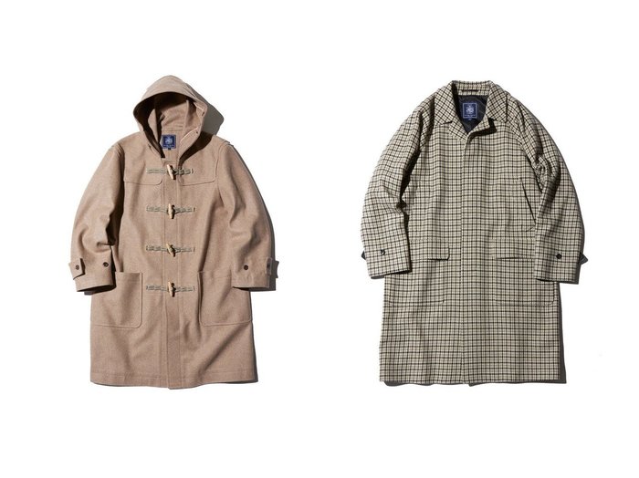 【J.PRESS / MEN/ジェイ プレス】の【J.PRESS ORIGINALS】MELTON DUFFLE COAT&【J.PRESS ORIGINALS】SOFT TWEED BALMACAAN COAT 【MEN】おすすめ！人気トレンド・男性、メンズファッションの通販 おすすめ人気トレンドファッション通販アイテム 人気、トレンドファッション・服の通販 founy(ファニー) 　ファッション　Fashion　メンズファッション　MEN　アウター　Coats Outerwear/Men　A/W・秋冬　Aw・Autumn/Winter・Fw・Fall-Winter　ジャケット　Jacket　ダッフルコート　Duffel Coat　メルトン　Melton　|ID:crp329100000207179