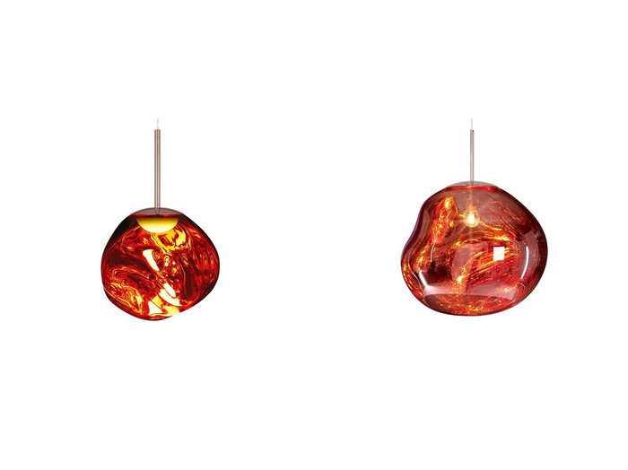 【Tom Dixon/トム ディクソン】のメルト ペンダントライト 50&メルト ペンダントライト 30 内蔵LED 【ECで人気ランキング上位のインテリア雑貨 家具通販 / Popular furniture】おすすめ！人気、インテリア雑貨、家具の通販  おすすめ人気トレンドファッション通販アイテム 人気、トレンドファッション・服の通販 founy(ファニー) フロント Front 送料無料 Free Shipping ホーム・キャンプ・アウトドア・お取り寄せ Home,Garden,Outdoor,Camping Gear 家具・インテリア Furniture ライト・照明 Lighting & Light Fixtures ペンダントライト Pendant Light |ID:crp329100000207236