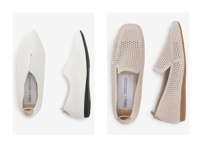 【Offen/オッフェン】のpointed-SLIT SIMP&square-MESH 【ECで売れてるランキング上位の人気ファッション通販 コーディネート通販 / Popular clothes】おすすめ！トレンド、レディースファッションの通販  おすすめ人気トレンドファッション通販アイテム 人気、トレンドファッション・服の通販 founy(ファニー) ファッション Fashion レディースファッション WOMEN おすすめ Recommend クッション Cushion シアー Sheer シューズ Shoes フラット Flat モダン Modern 軽量 Lightweight |ID:crp329100000207380